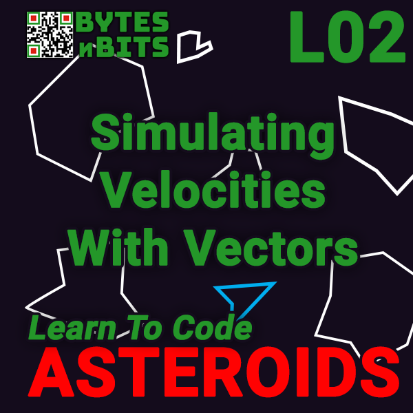 Simulating velocities with vectors code tutorial
