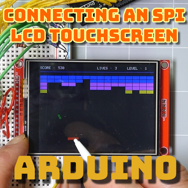 Connecting an SPI LCD touchscreen to Arduino