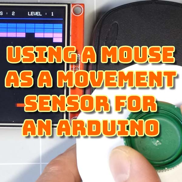 Using a mouse as a motion sensor