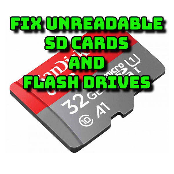 Fix an unreadable sd card