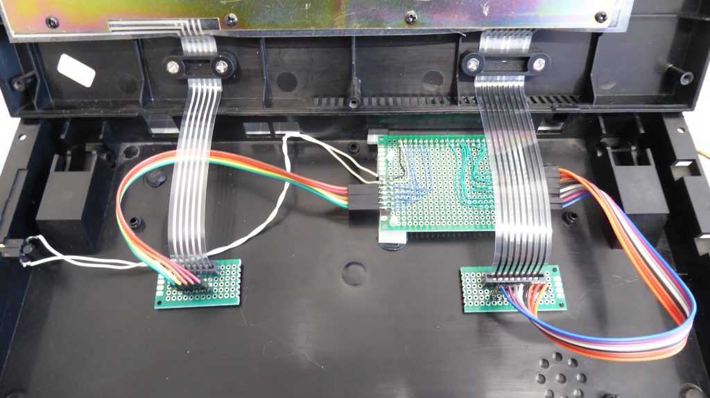 Boards mounted in ZX Spectrum case