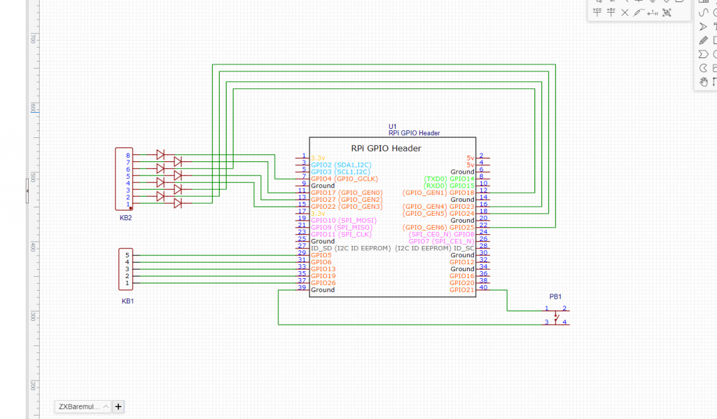 ZX Baremulator circuit