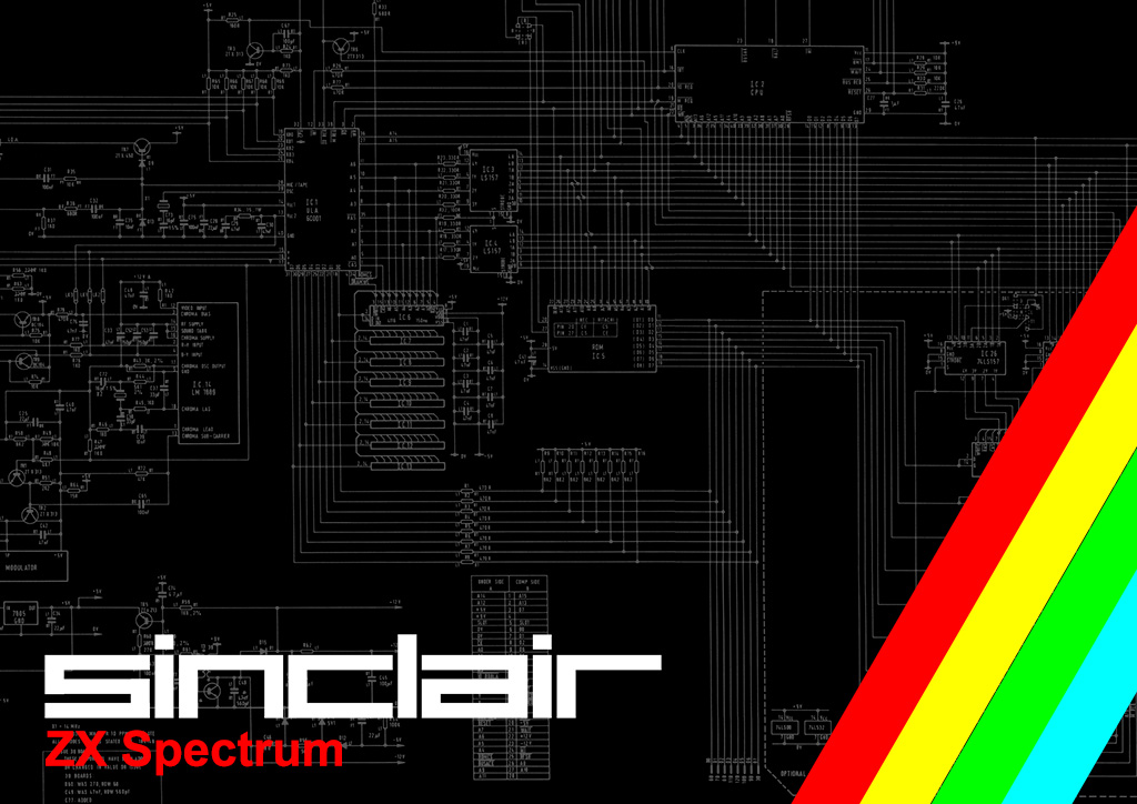 ZX Spectrum frame background