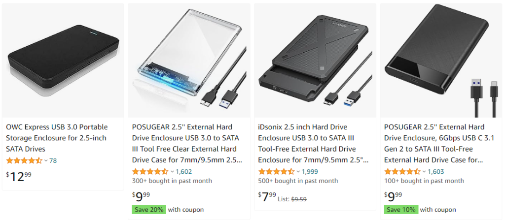 drive enclosures