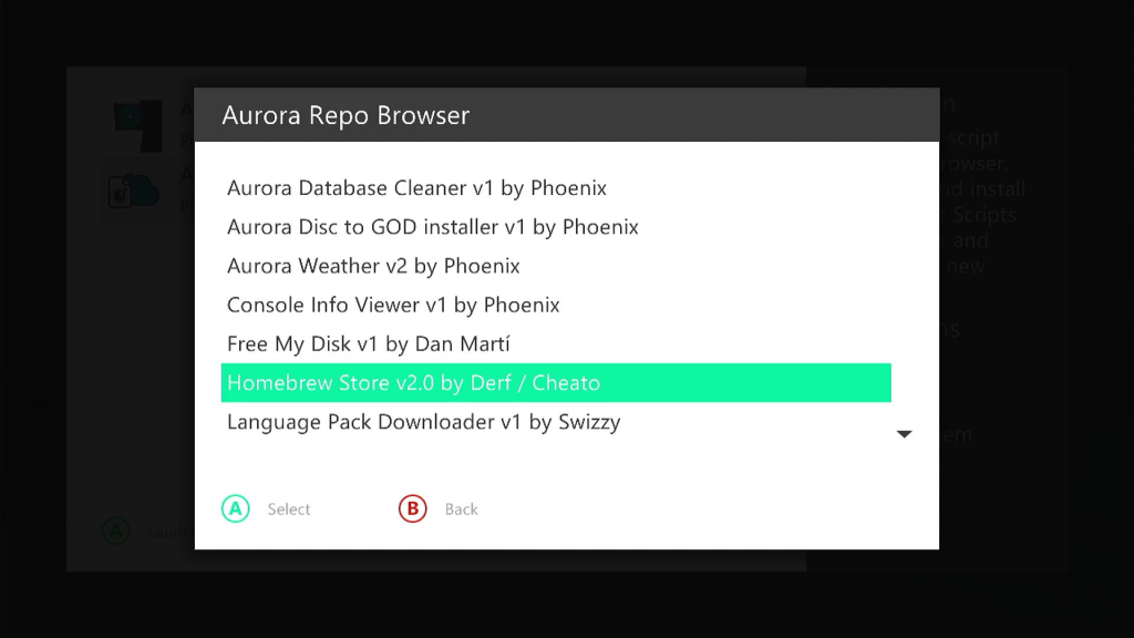 install xbox360 homebrew store