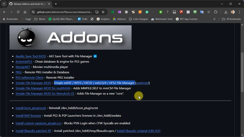 webMAN MOD Addons