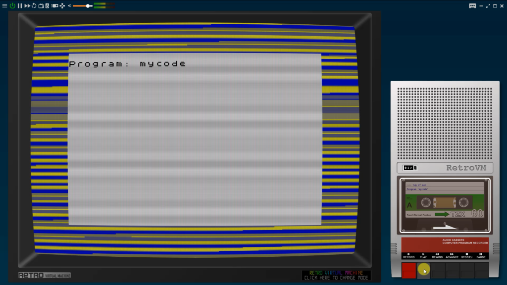 zx spectrum loading code