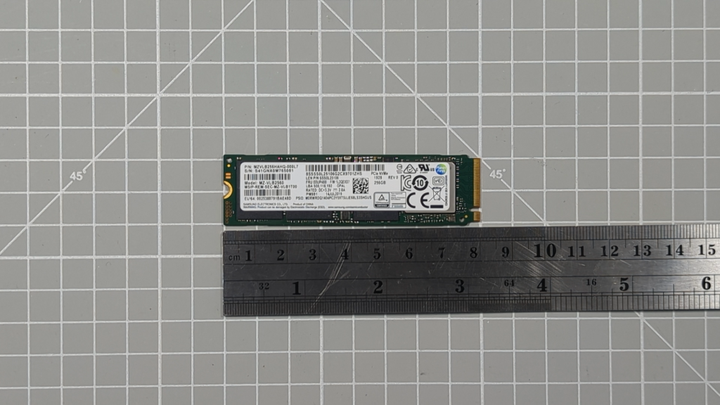 NVMe M.2 size