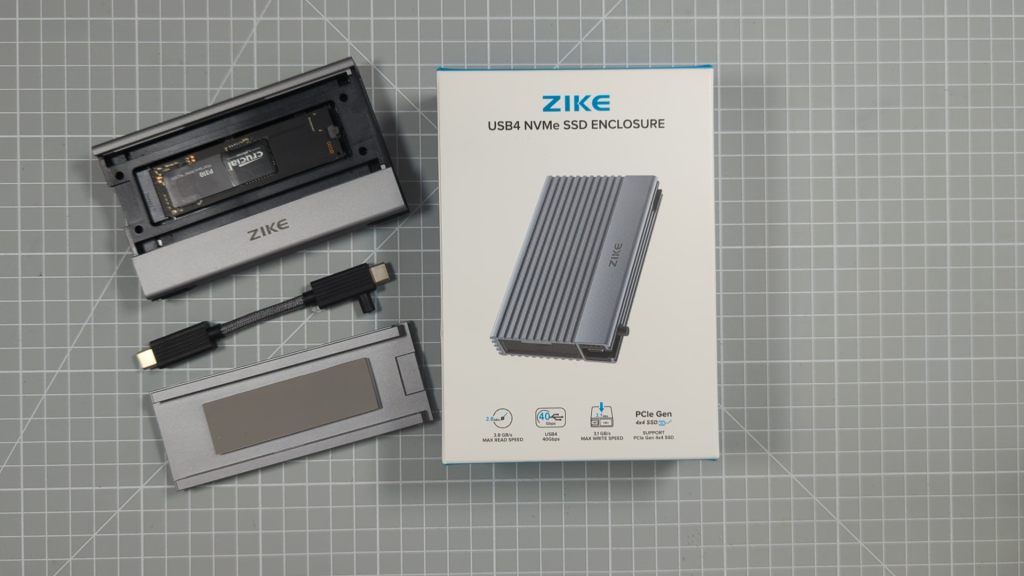 Zike NVMe drive enclosure