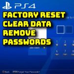 PS4 factory reset