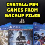 Install PS4 games from backup files