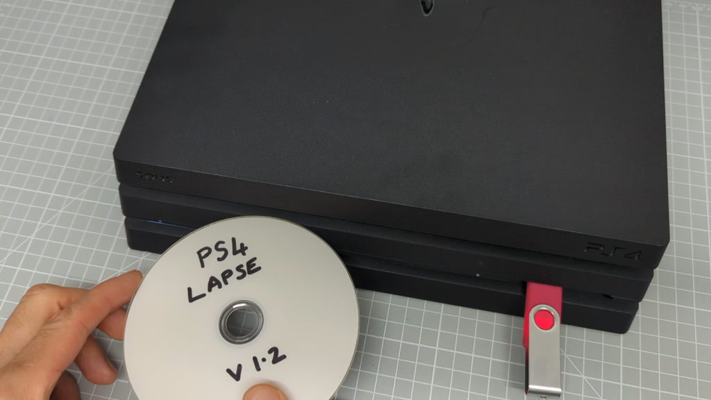 PS4 lapse disk and usb drive