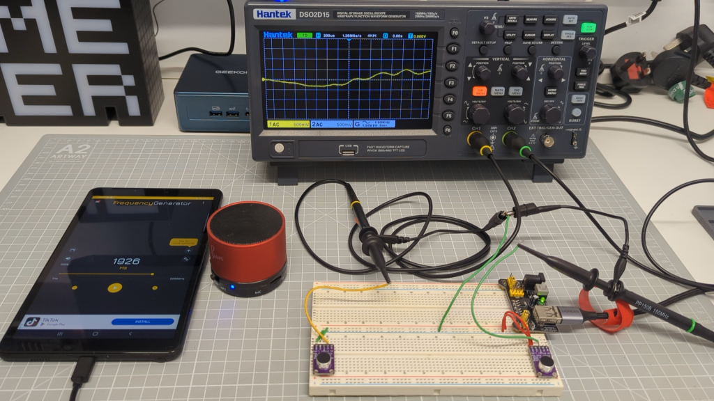 2 microphone sound experiment