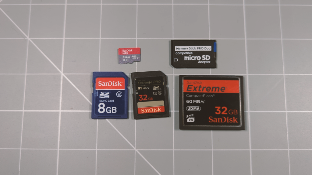 sd card sizes